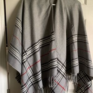 Blanket Scarf Poncho